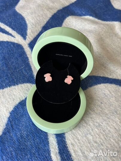 Tous серьги color с розовым кварцем