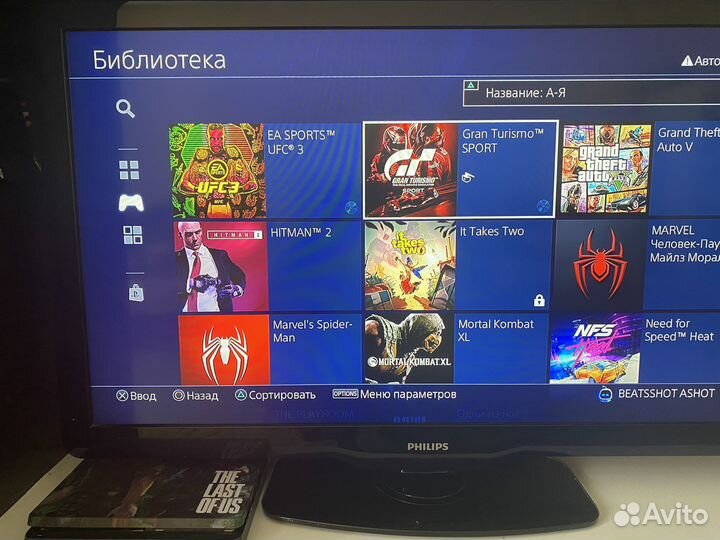 Sony playstation 4 slim 1 tb с играми