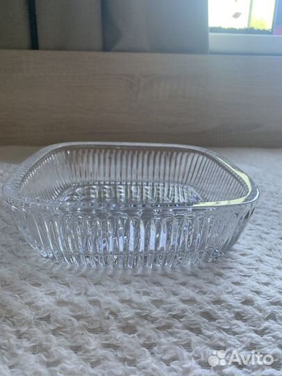 Ваза для фруктов хрусталь