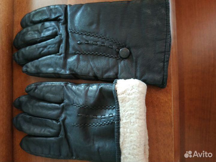 Перчатки женские кожаные 8 размер