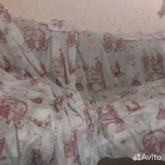 Занавеска в детскую для девочки