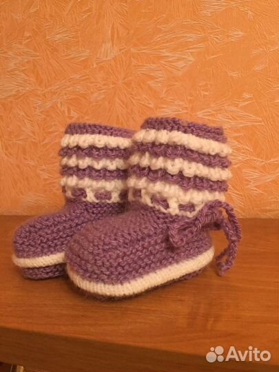 Пинетки вязаные