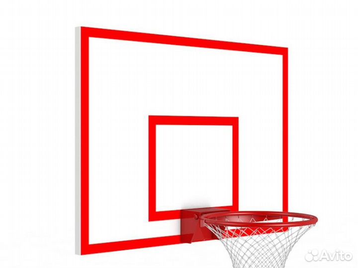 Щит баскетбольный антивандальный металлический тренировочный 120х90см Pioner A12384