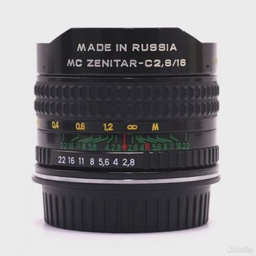 Объектив мс Зенитар-M2,8/16 для Canon EF