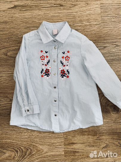 Рубашка для девочки 92