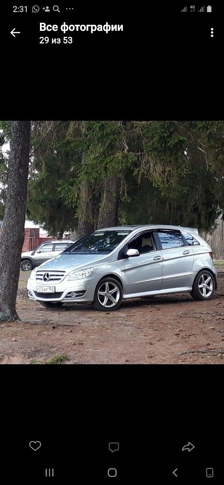 Mercedes-Benz B-класс: фото владельца