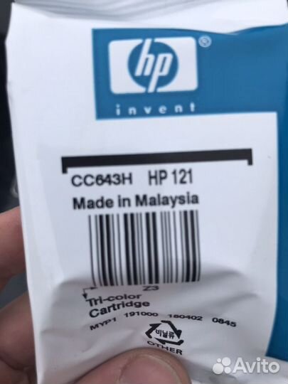 Картриджи hp б/у