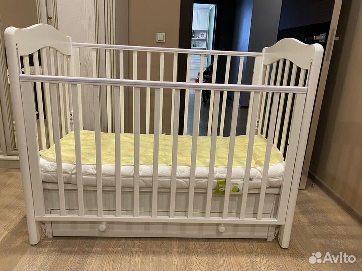 Детская кроватка, матрас