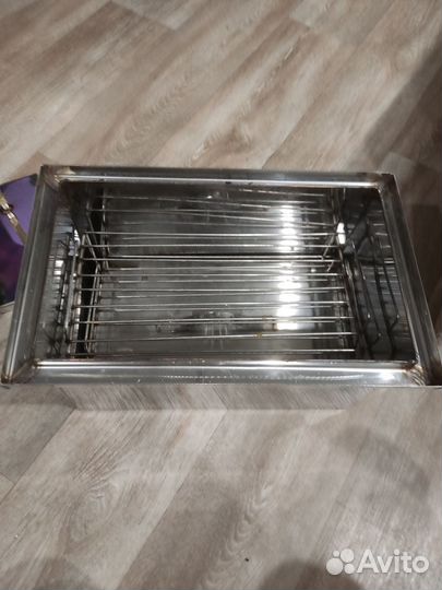 Коптильня горячего копчения из нержавейки