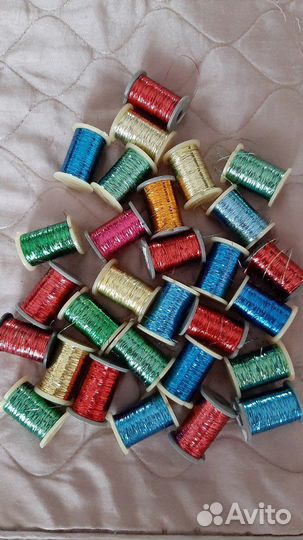 Нитки люрекс