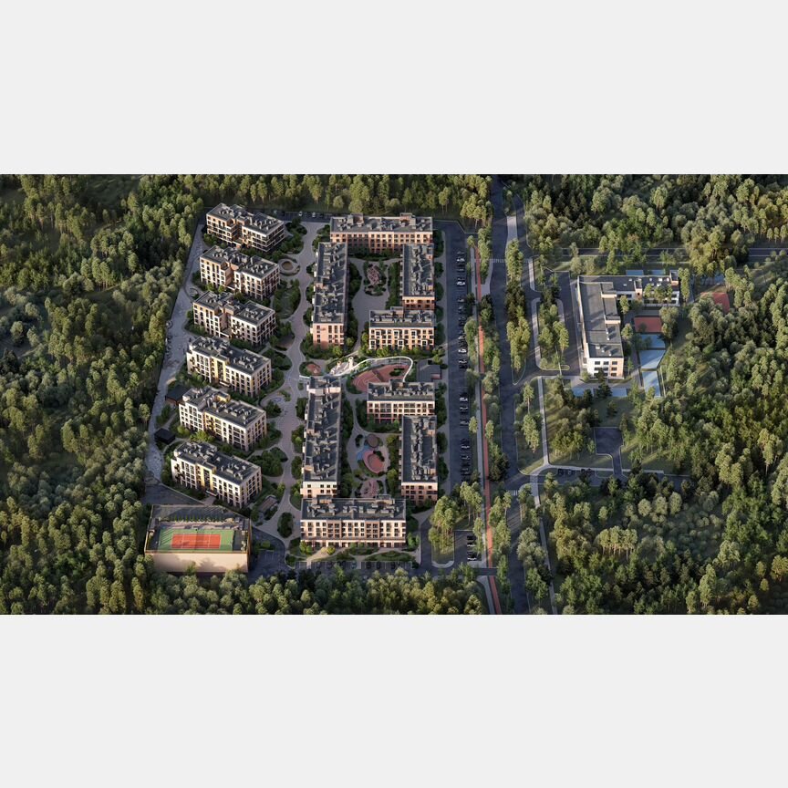 1-к. квартира, 47,5 м², 4/4 эт.