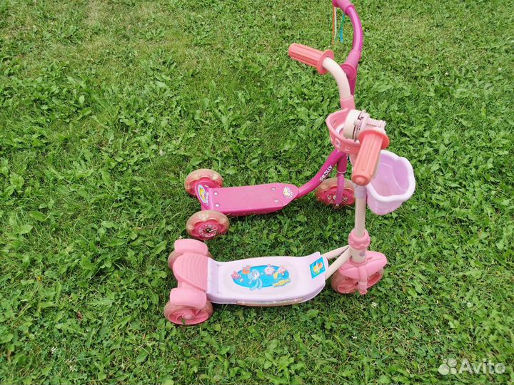 Самокат для девочки до 5 лет