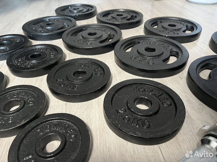 Гантели разборные Torneo 55кг