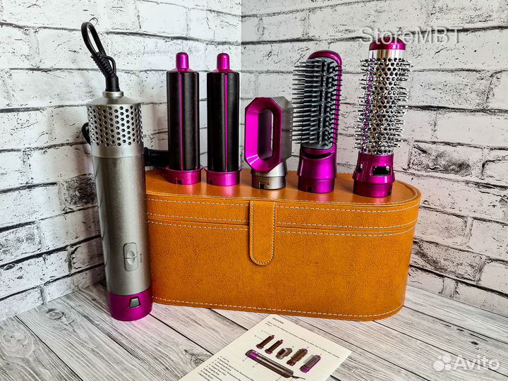 Фен стайлер Дайсон / Новый Premium набор 5в1