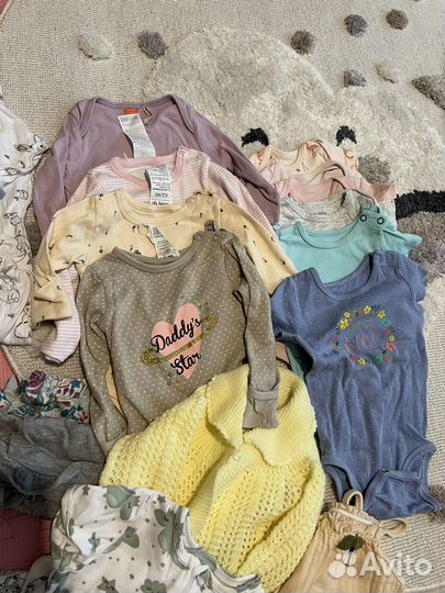 Огромный пакет/коробка детских вещей