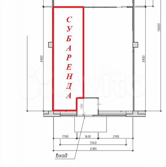 Торговая площадь, 10 м²