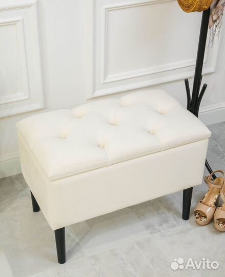 Пуфик малый с каретной стяжкой