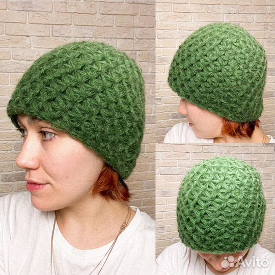 Шапка женская вязаная