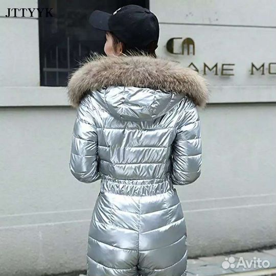 Комбинезон зима новый серебро