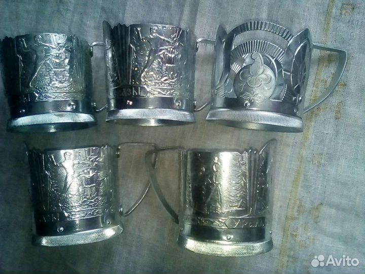 Подстаканники СССР, стаканы