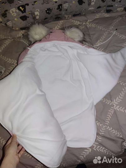 Конверт на выписку зимний для девочки