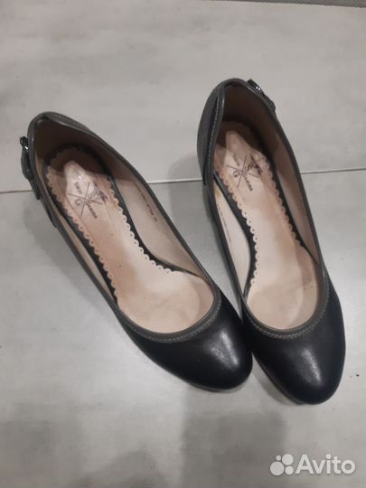 Туфли натуральная кожа 39