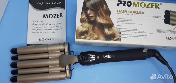 Профессиональная плойка Mozer 5 Волн Локоны