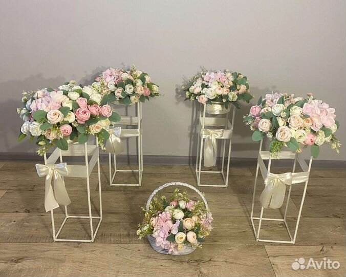 Свадебный декор стойки