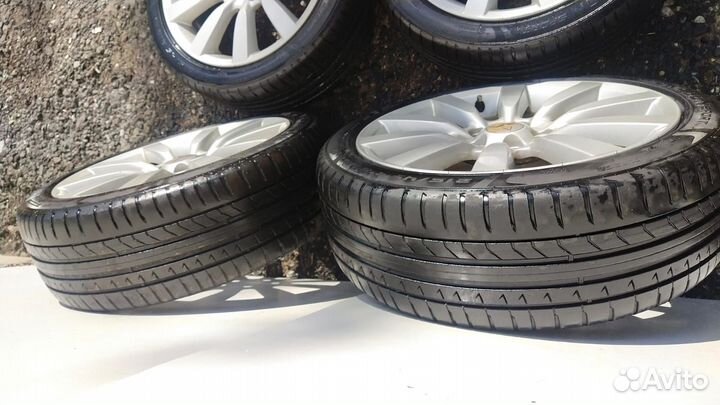 Колеса в сборе оригинальные 215/45/18 Лансер 10