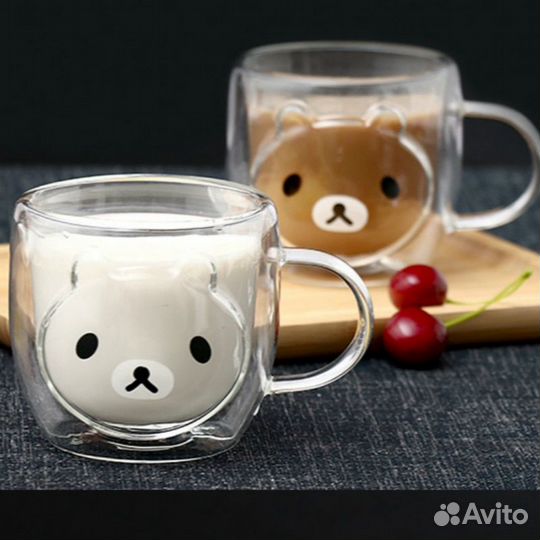 Кружка с двойными стенками Панда