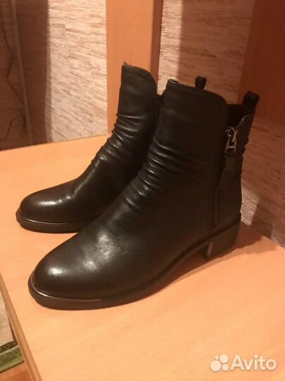 Ботинки кожа