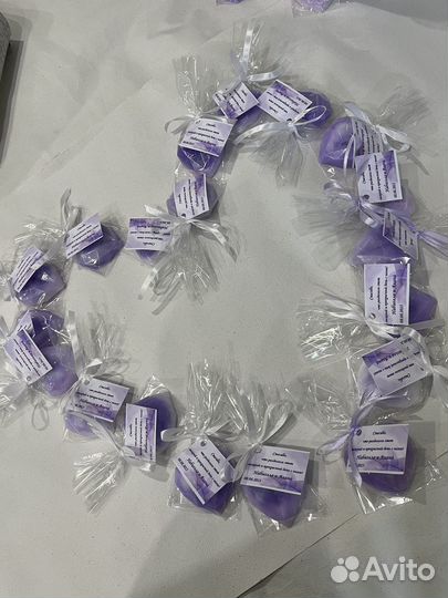 Подарок для гостей бонбоньерки свечи мыло