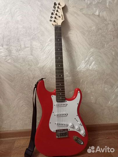Fender Squier MM Stratocaster Hard Tail Red