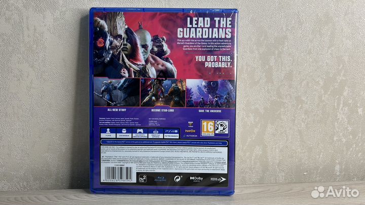 Guardians of the galaxy ps4 Новый диск