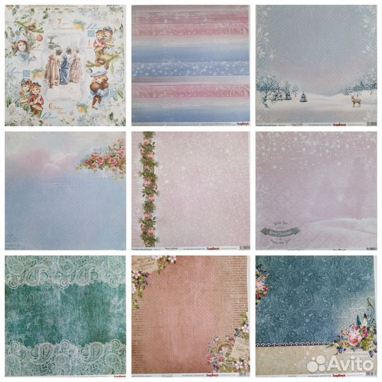 Двусторонняя бумага для скрапбукинга