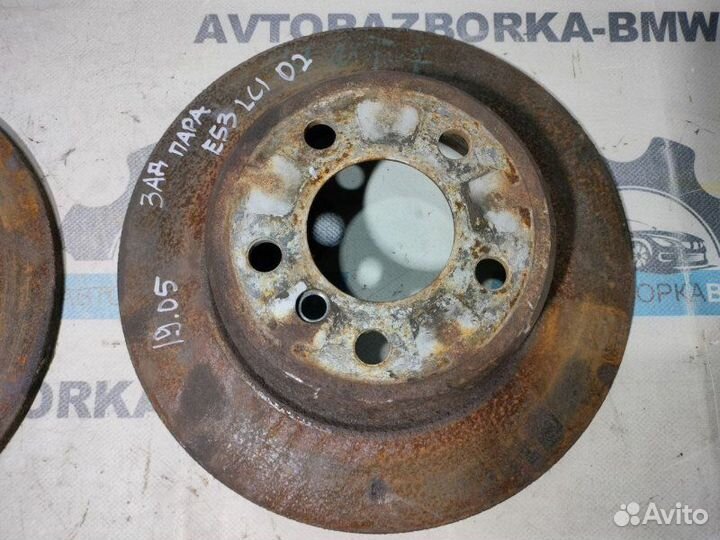 Диски тормозные задние Bmw X5 E53 M57D30 306D2