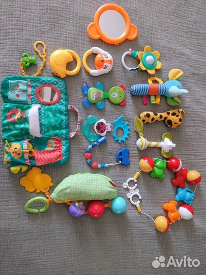 Игрушки для малышей, прорезыватель, круг на шею