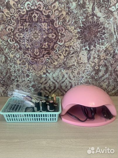 Лампа UV LED 48W топ гель лак дегидратор дизайн