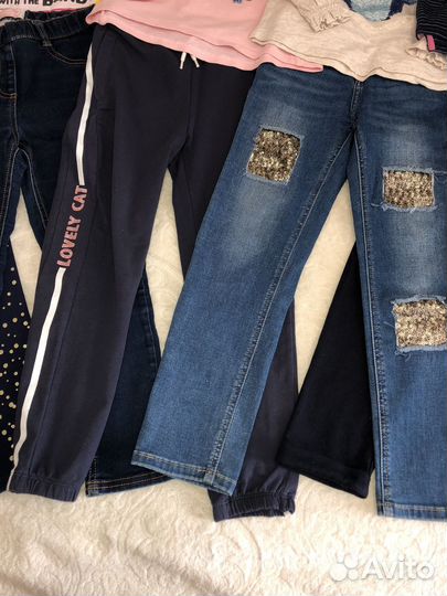 Фирменные осенние вещи на девочку р122