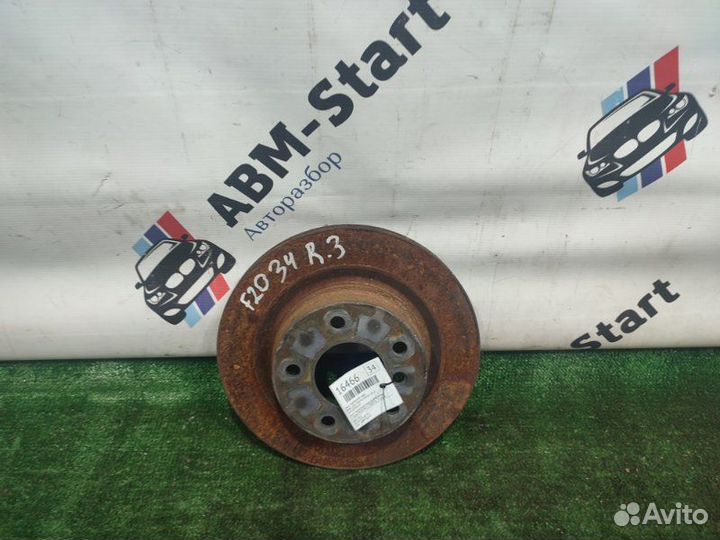 Диск тормозной задний Bmw 116I F20 N13B16A 2013