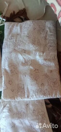 Бортики и балдахин в кроватку