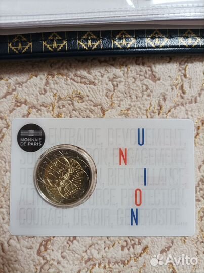 2 евро Франция, Нидерланды, Бельгия