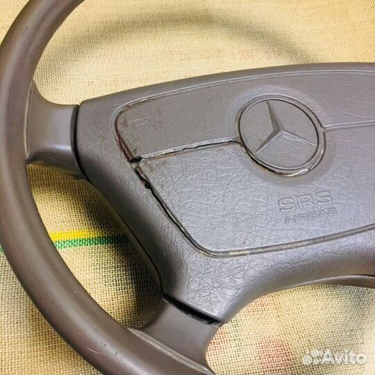 Руль Mercedes w202 w210 коричневый