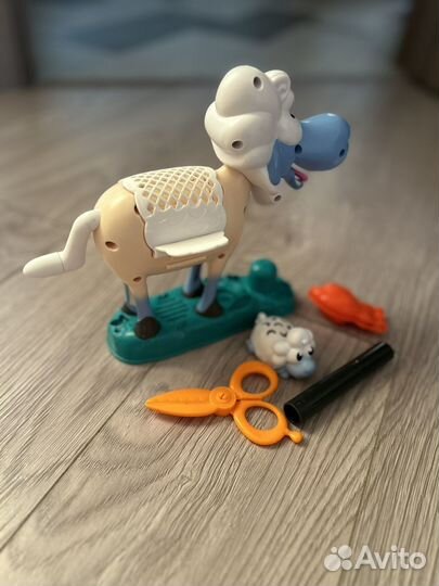 Play doh овечка