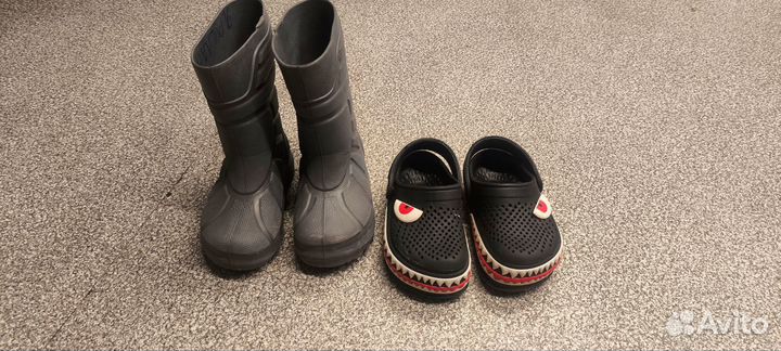 Резиновые сапоги для мальчика