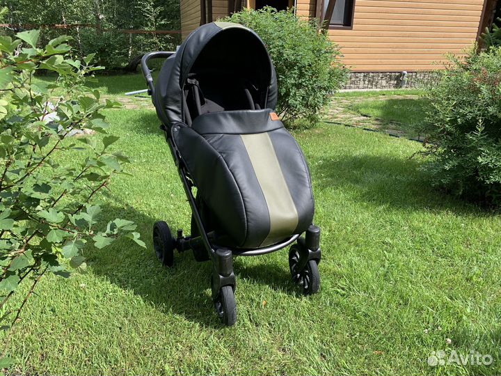 Детская коляска Anex 2в1 (кожа)