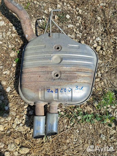 Глушитель на BMW E60