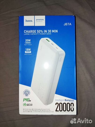 Новый 20000mah Hoco j87a Внешний аккумулятор