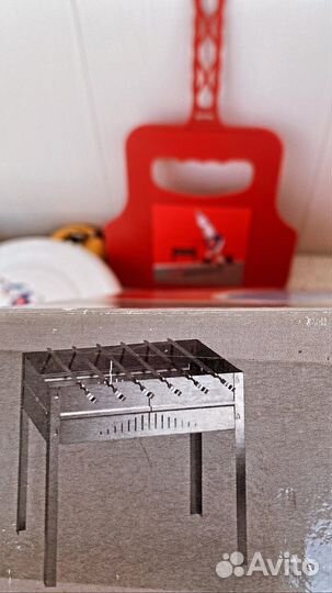 Дорожный набор, мангал, рюмки,шампура