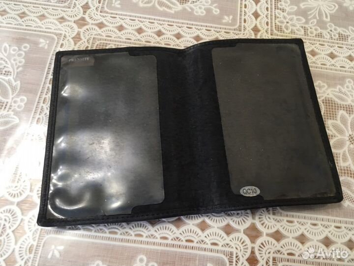 Кожаный чехол на автодокументы